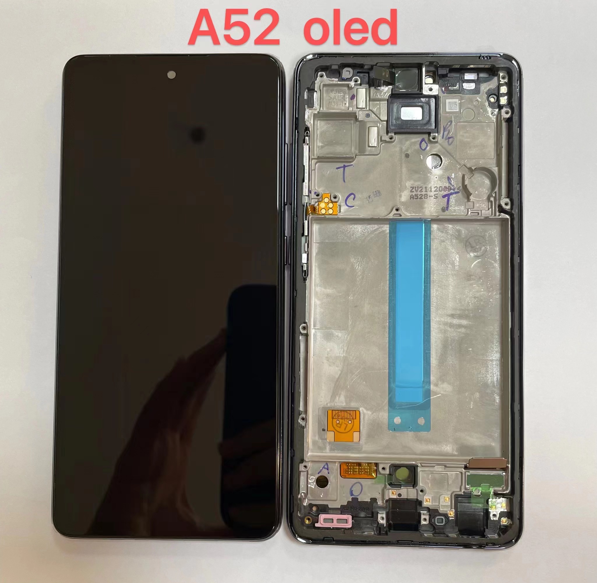 For Samsung A52 oled ORI size WF Lcd Screen display and Lcd Screen replacement